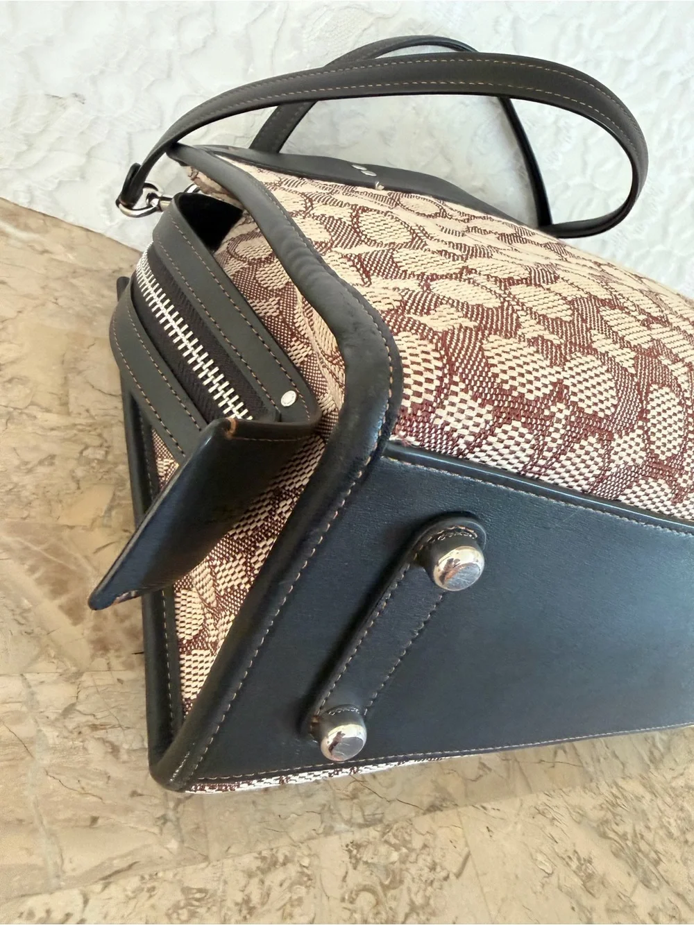 Coach Rogue in signature textured jacquard CF592 - Picture 11 of 16